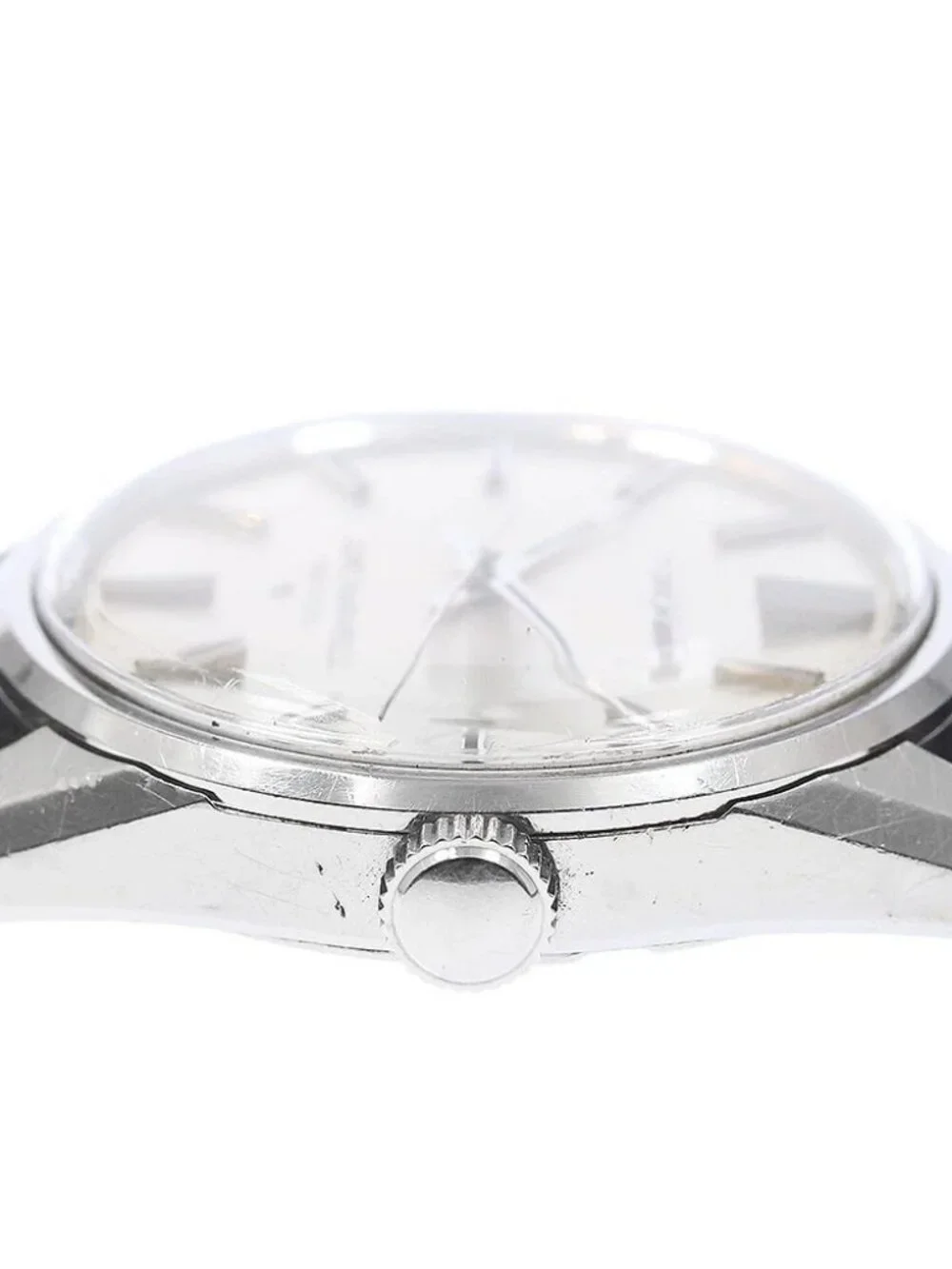 SEIKO Road marvel 36000 5740-8000 Silver Dial Hand Winding Men's Watch_962273